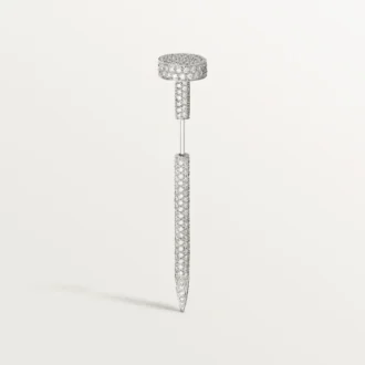 Ac de cravată Juste Un Clou – Aur alb și diamante – Cartier