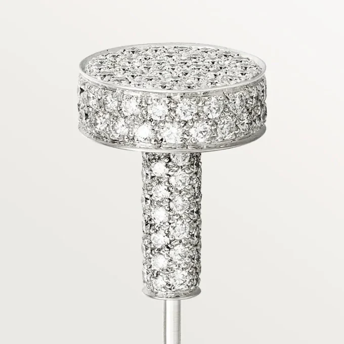 Ac de cravată Juste Un Clou – Aur alb și diamante – Cartier