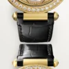 Alte ceasuri Panthere Jewelry – 41 mm, mecanism mecanic cu înfășurare manuală, aur galben de 18K, diamante, curele de piele interschimbabile – Cartier