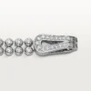 Brățară Agrafe, diamante tăiate în stil briliant, pavate Brățară Agrafe, diamante tăiate în stil briliant, pavate