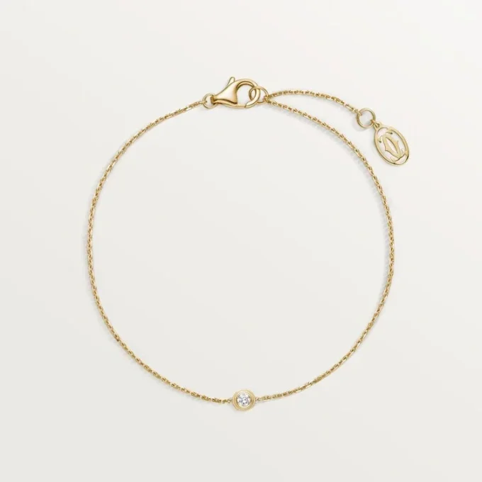 Brățară Cartier D’amour, cu diamante, model mini Brățară Cartier D’amour, cu diamante, model mini