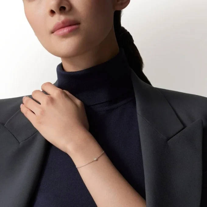 Brățară Cartier D’amour, cu diamante, model mini Brățară Cartier D’amour, cu diamante, model mini