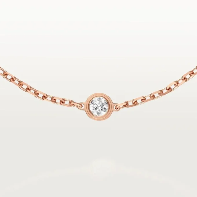 Brățară Cartier D’amour, cu diamante, model mini Brățară Cartier D’amour, cu diamante, model mini
