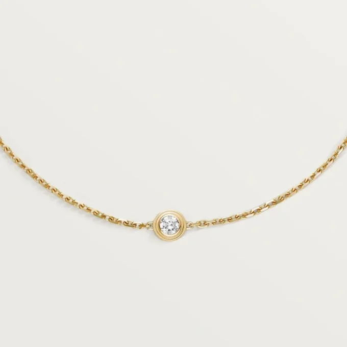 Brățară Cartier D’amour, cu diamante, model mini Brățară Cartier D’amour, cu diamante, model mini