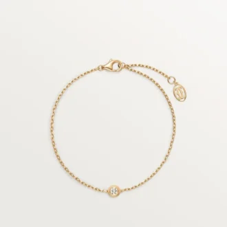 Brățară Cartier D’amour, diamante, model mediu