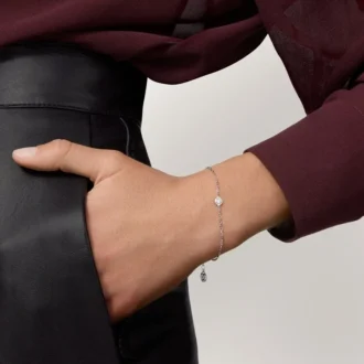Brățară Cartier D’amour, diamante, model mediu