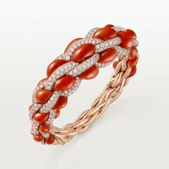 Brățară Cartier Libre Tressage, Coral