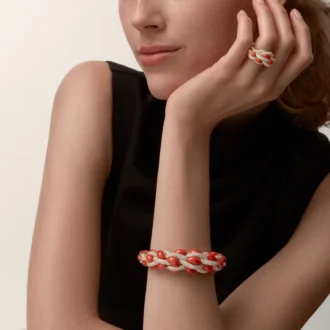 Brățară Cartier Libre Tressage, Coral