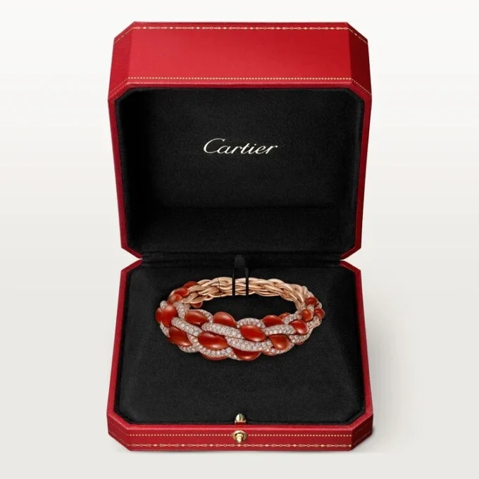Brățară Cartier Libre Tressage, Coral
