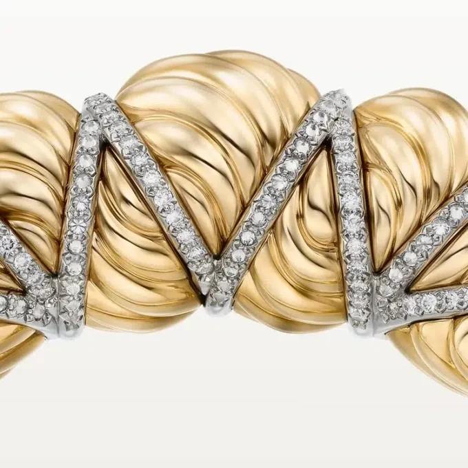 Brățară Cartier Libre Tressage, diamante