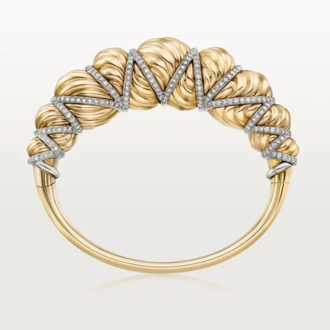 Brățară Cartier Libre Tressage, diamante