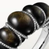 Brățară Cartier Libre Tressage, obsidian, diamante Brățară Cartier Libre Tressage, obsidian, diamante