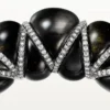 Brățară Cartier Libre Tressage, obsidian, diamante Brățară Cartier Libre Tressage, obsidian, diamante