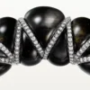 Brățară Cartier Libre Tressage, obsidian, diamante Brățară Cartier Libre Tressage, obsidian, diamante