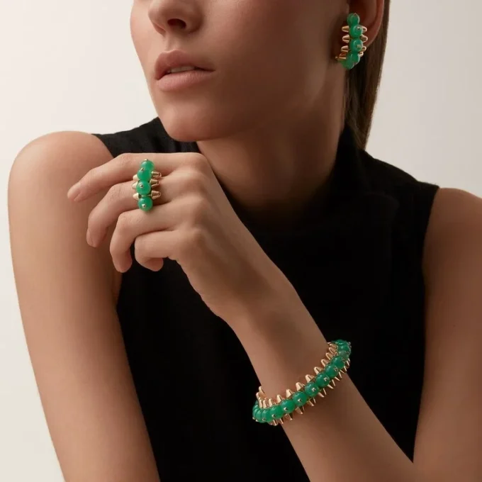 Brățară Clash De Cartier, crisopraz, model extra-mare