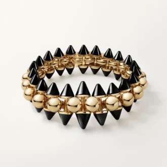 Brățară Clash De Cartier, flexibilă, model extra-mare, onix
