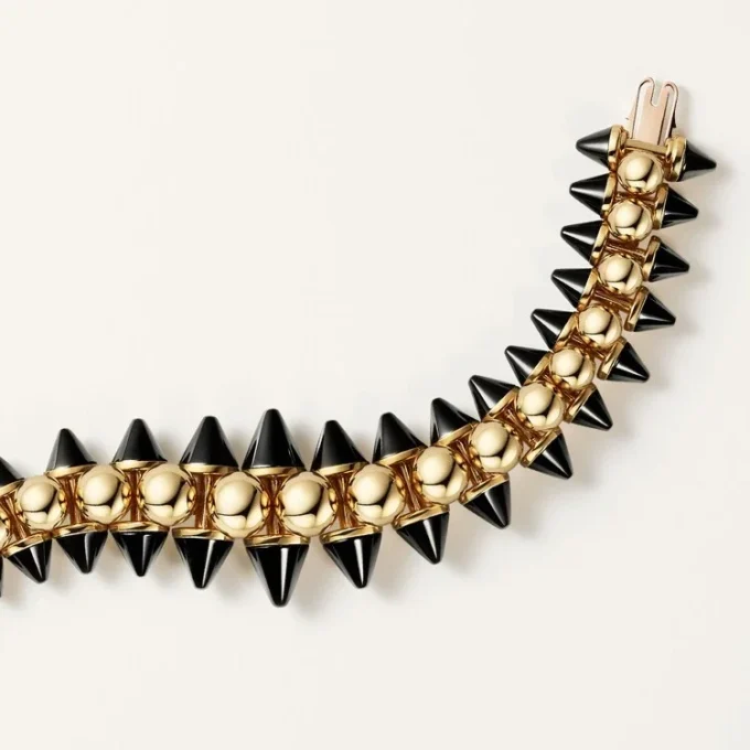Brățară Clash De Cartier, flexibilă, model extra-mare, onix Brățară Clash De Cartier, flexibilă, model extra-mare, onix