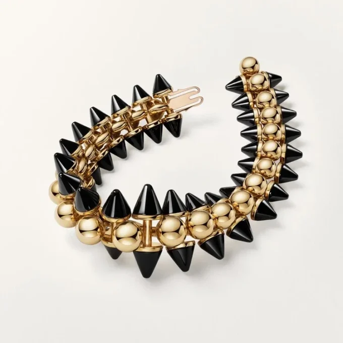 Brățară Clash De Cartier, flexibilă, model extra-mare, onix Brățară Clash De Cartier, flexibilă, model extra-mare, onix