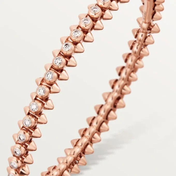 Brățară Clash De Cartier, model mediu, diamante