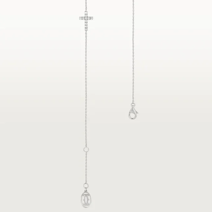 Brățară cu simboluri – Aur alb, diamante – Cartier