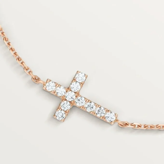 Brățară cu simboluri – Aur roz, Diamante – Cartier