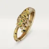 Brățară Faune Et Flore De Cartier, diamante galbene, portocalii și maro, pavate