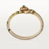 Brățară Faune Et Flore De Cartier, diamante galbene, portocalii și maro, pavate