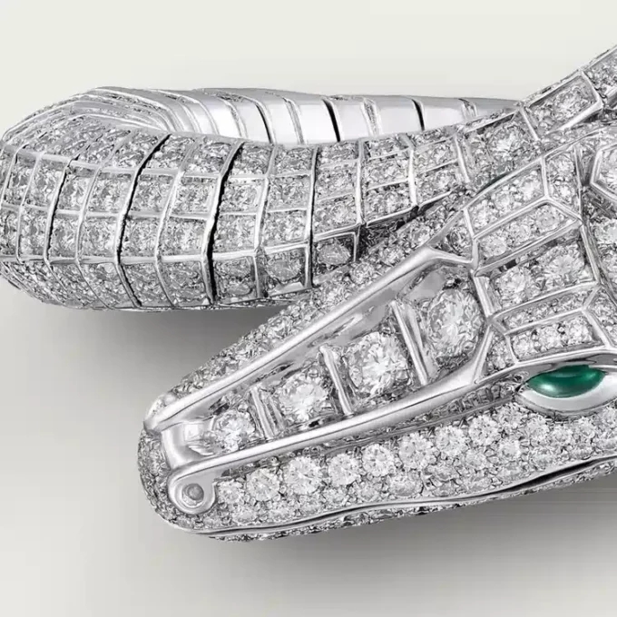 Brățară Faune Et Flore De Cartier, pavată