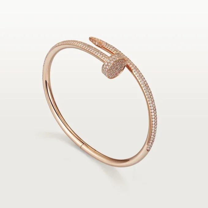 Brățară Juste Un Clou, model clasic, diamante