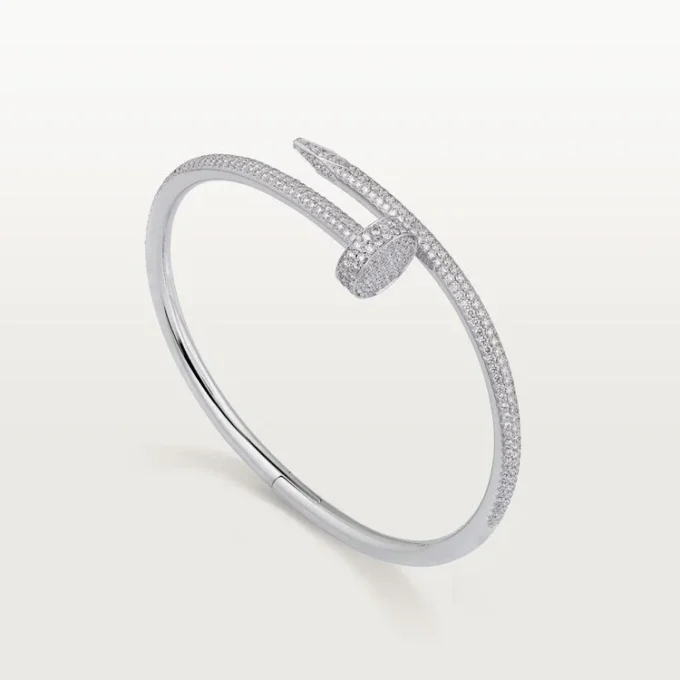 Brățară Juste Un Clou, model clasic, diamante