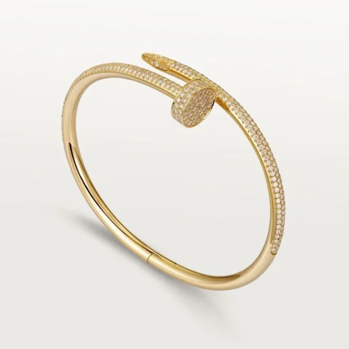 Brățară Juste Un Clou, model clasic, diamante