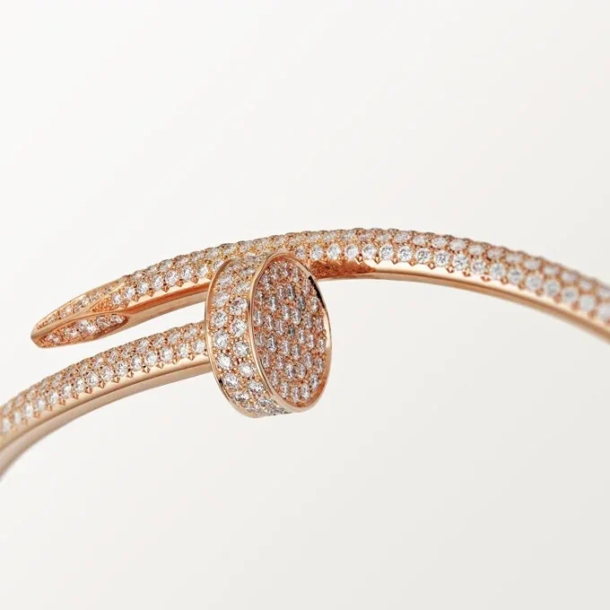 Brățară Juste Un Clou, model clasic, diamante