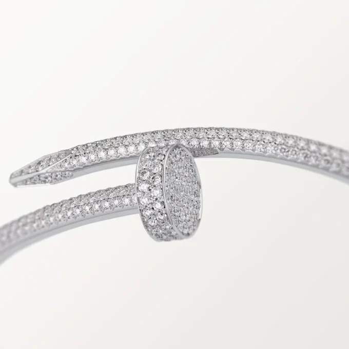 Brățară Juste Un Clou, model clasic, diamante