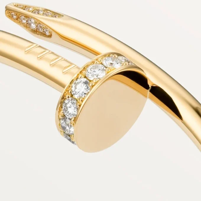 Brățară Juste Un Clou, model clasic, diamante