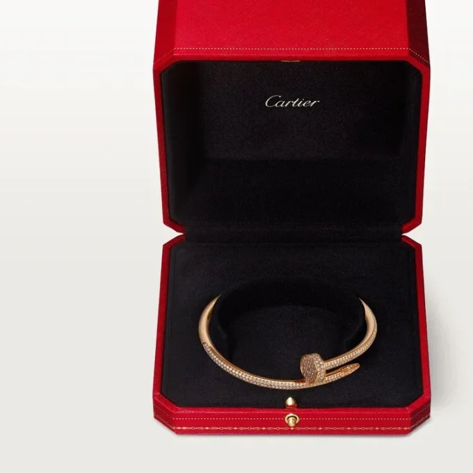 Brățară Juste Un Clou, model clasic, diamante