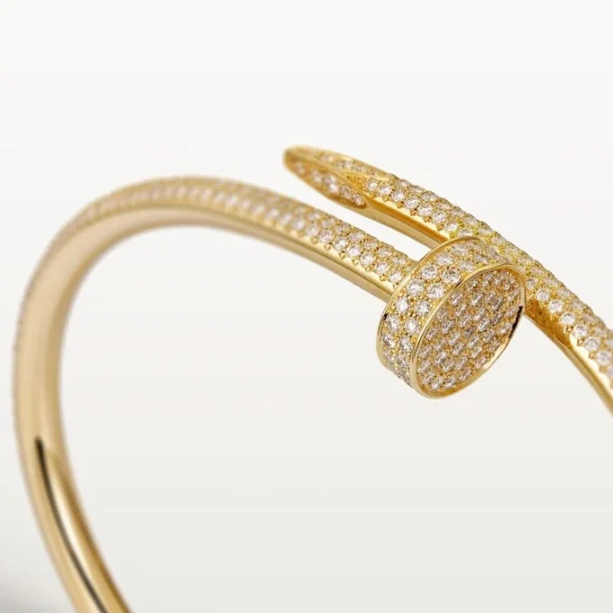 Brățară Juste Un Clou, model clasic, diamante