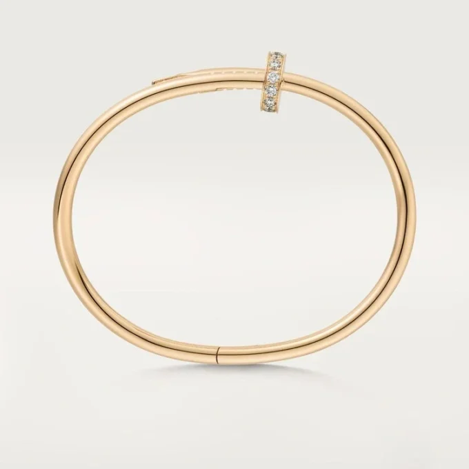 Brățară Juste Un Clou, model clasic, diamante