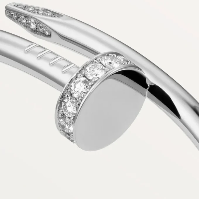 Brățară Juste Un Clou, model clasic, diamante