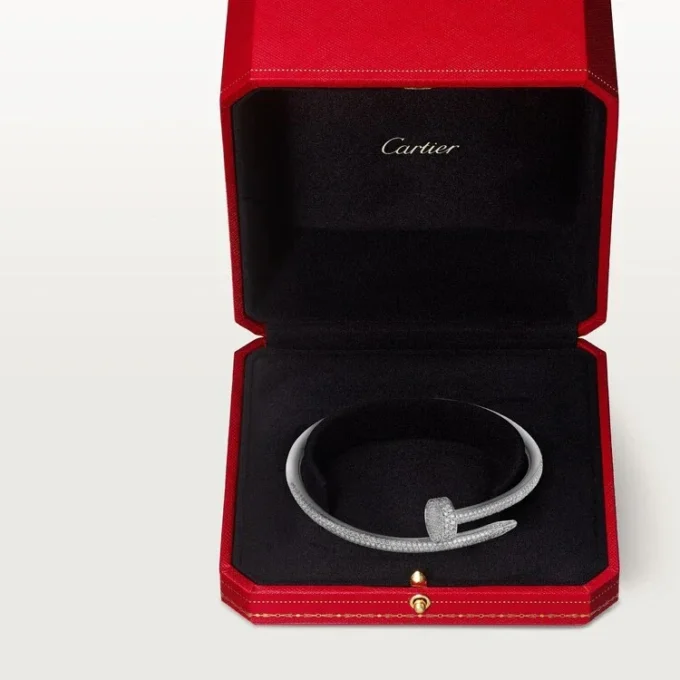 Brățară Juste Un Clou, model clasic, diamante