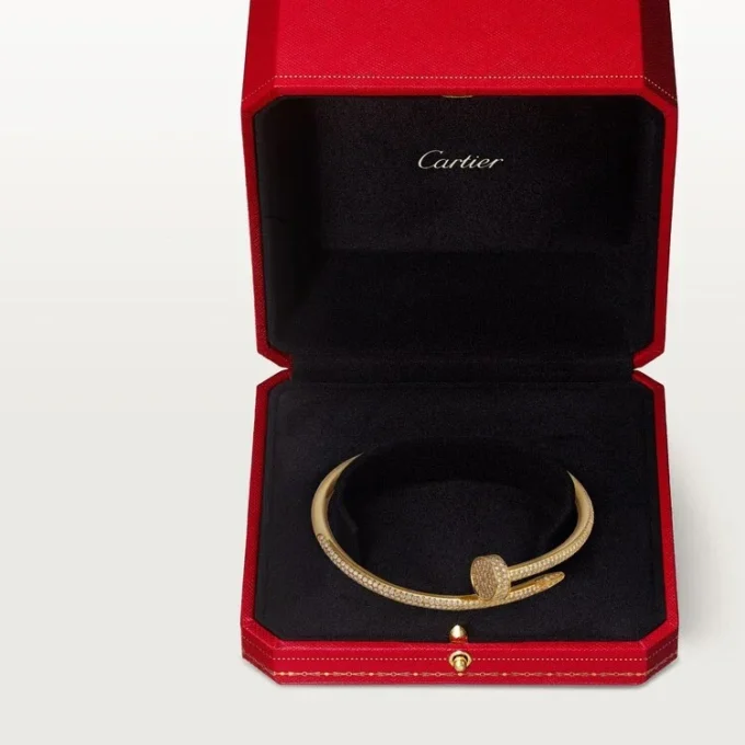 Brățară Juste Un Clou, model clasic, diamante