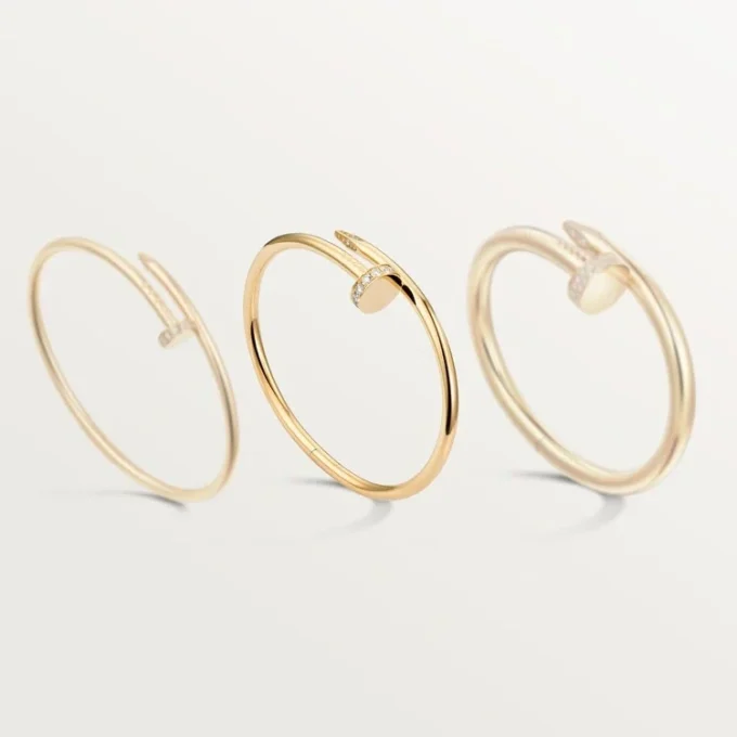 Brățară Juste Un Clou, model clasic, diamante