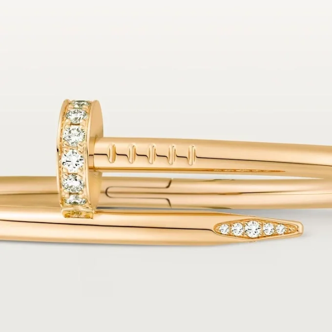 Brățară Juste Un Clou, model clasic, diamante