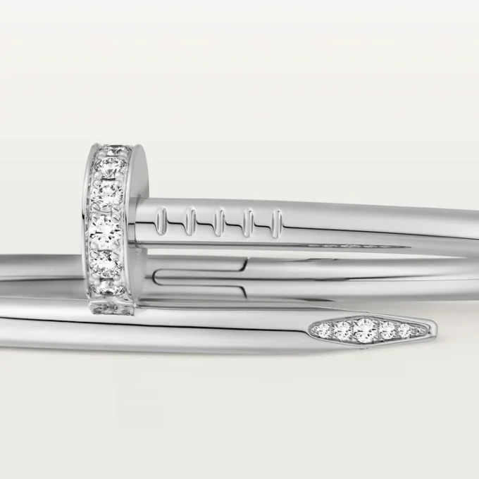 Brățară Juste Un Clou, model clasic, diamante