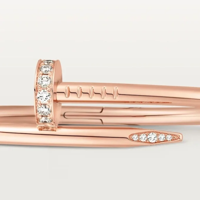 Brățară Juste Un Clou, model clasic, diamante
