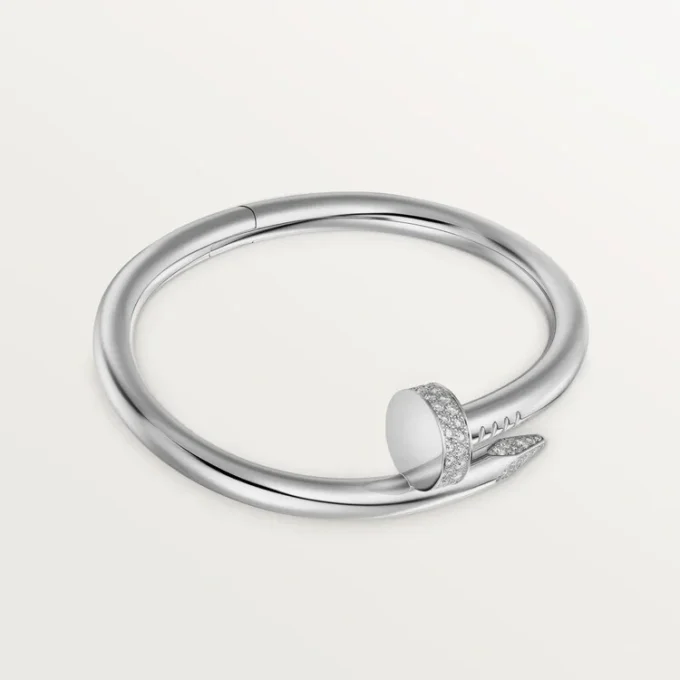Brățară Juste Un Clou, model mare, cu diamante