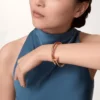 Brățară Juste Un Clou, model mare, cu diamante