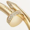 Brățară Juste Un Clou, model mare, cu diamante