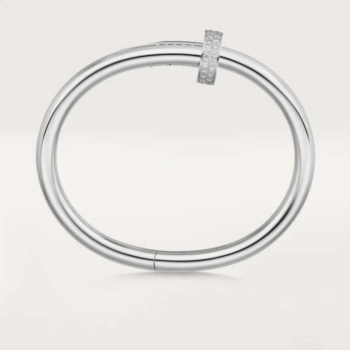 Brățară Juste Un Clou, model mare, cu diamante