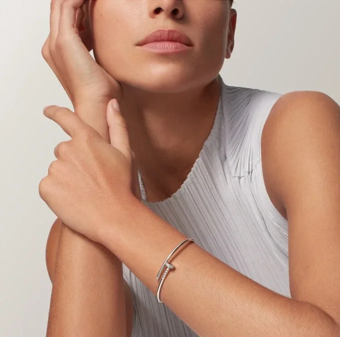 Brățară Juste Un Clou, model mic, diamante