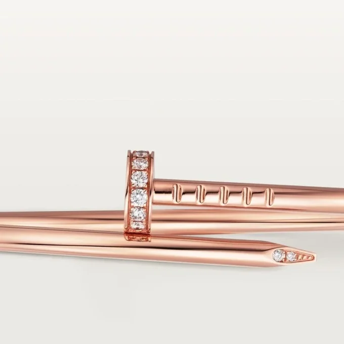 Brățară Juste Un Clou, model mic, diamante